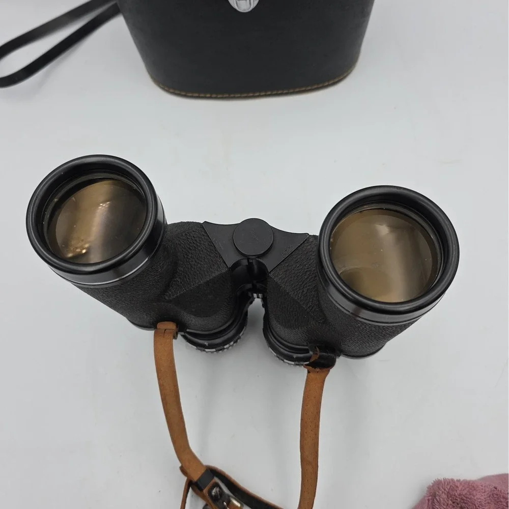 Selsi Vintage Lightweight Binoculars Zoom Lens 8x 14x50MM No. 43-4354 With Case